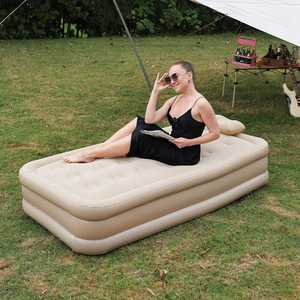 Matelas gonflable en PVC épais au design moderne pour le camping en plein air et l'utilisation hospitalière, gonflable automatique portable - Product Image 2