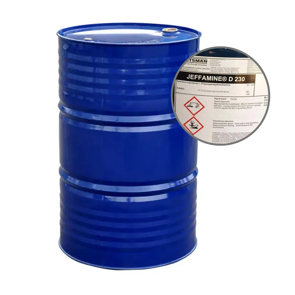 HUNTSMAN Jeffamine D-230 Autre produit chimique de haute qualité 99% Polyether Amine D230 Can Alternate Agent de durcissement époxy