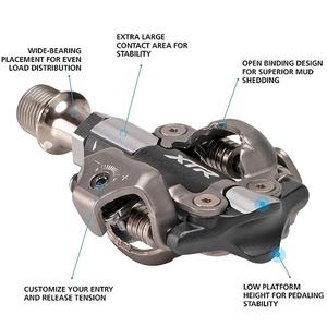 Pédale de vélo de montagne <span class=keywords><strong>Shimano</strong></span> XTR PD-M9100 à verrouillage automatique avec cale SPD-SL M9100 et jeu de cales <span class=keywords><strong>SM</strong></span>-<span class=keywords><strong>SH51</strong></span> - Product Image 5