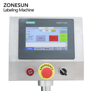 ZONESUN ZS-TB300N Automatic Flat Round Bottle Double Side Self Adhesive Sticker Labeling <b>Machine</b> for Shampoo Laundry Detergent - Product Image 3