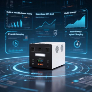 2kWh 2000W 220V 오프그리드 태양광 저장 올인원 LiFePO4 PCS/EMS/BMS 통합형 소형 휴대용 공장 직판 야외용 - Product Image 2