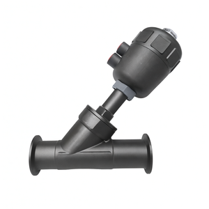 Vanne d'angle pneumatique à commande d'air, d'eau et de vapeur en acier inoxydable à double action, commande urgente Covna - Product Image 6