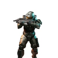 Kostum Cosplay Master Chief Resmi Asli Berkualitas Tinggi untuk Halloween, Termasuk Gaun, untuk Pria Dewasa