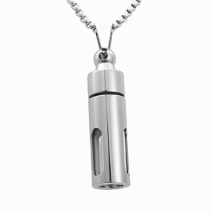 Colgante de botella de perfume de acero inoxidable yunique para hombre, collar de 3,0x60 cm, regalo para ocasiones especiales - Product Image 1
