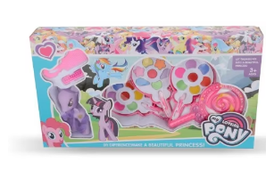 Vente en gros de kits de maquillage pour enfants en forme de sucette pour filles kit de maquillage <span class=keywords><strong>licorne</strong></span> jouets pour filles avec peigne poney - Product Image 3