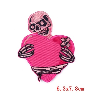 Shenglan Skull <strong>Goth</strong> Rock Punk <strong>Patch</strong> Set Iron on Sew on Halloween <strong>Patches</strong> for Jackets Hat Clothing Bags Decoration