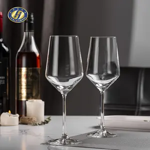 350ml 11.84oz Trustworthy Supplier JINGHUANG Large Stock Clear Unique Glass Wine Goblet