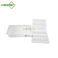 15 boîtes d'emballage transparentes en plastique pour macarons, boîtes de présentation en PET transparent pour desserts et collations avec insert