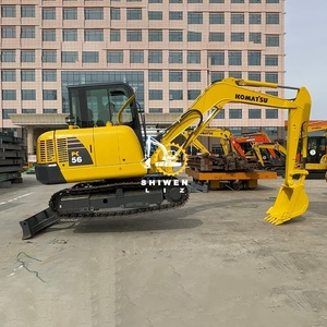 Mini-excavatrice PC56-7 de fabrication japonaise, 5 tonnes, équipement de terrassement, moteur japonais, garantie 1 an, 95% NEUF, prix bas - Product Image 6