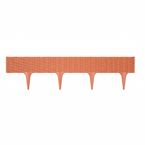Bordo per aiuole. Modello Ibra. Dimensioni: 18,6 cm x 3,9 m. 5 pezzi per scatola. Terracotta. - Product Image 2