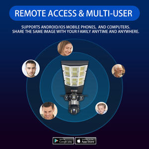 Besnt กล้องวงจรปิด12MP ไร้สาย WiFi6 2.4G 5G พลังงานแสงอาทิตย์ PTZ eseecloud <span class=keywords><strong>3</strong></span>เลนส์กล้องรักษาความปลอดภัย WIFI 4G ซิมการ์ด - Product Image 3