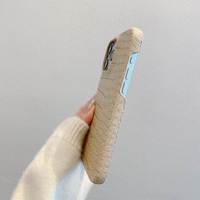 Étui de téléphone antichoc en cuir PU pour garçon, motif unique, unisexe, avec logo, compatible avec les modèles 17/16E/15/13/12Pro Max/8/7/11/14