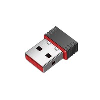 Adaptor nirkabel WiFi USB 2.0 Mini 802.11n 150M, kartu jaringan Desktop Laptop penerima eksternal PC mobil grosir