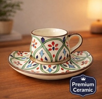 Mug Kopi Keramik Kapasitas Besar Terlaris dengan Pegangan Ergonomis untuk Minuman Panas, Teh Susu, dan Latte Dijual