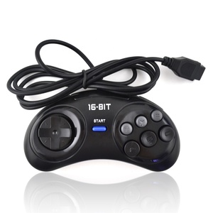 בקר משחק עבור SEGA Genesis עבור 16 קצת ידית בקר 6 כפתור Gamepad עבור SEGA MD משחק אבזרים