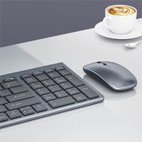 X518-1 Vente directe d'usine Clavier et souris sans fil ergonomiques rechargeables ultra-minces 2,4 GHz double mode pour le bureau