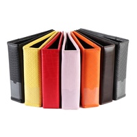 Carpeta de Documentos de Cuero PU, Portafolio de Negocios, Carpeta con Anillas de 2 Orificios, Carpeta de Archivos A4