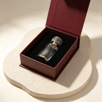 Boîte d'emballage de luxe pour flacon de parfum avec logo personnalisé, boîte cadeau rigide à fermeture magnétique pour huile essentielle et parfum