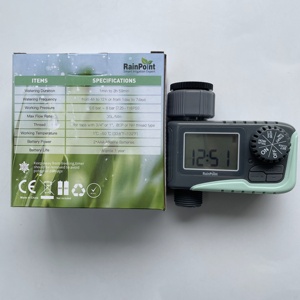 RAINPOINT ITV105ミニデジタル<span class=keywords><strong>LCD</strong></span>ディスプレイ1分間隔ウォータータップタイマースイッチ自動点滴灌漑システム - Product Image 4