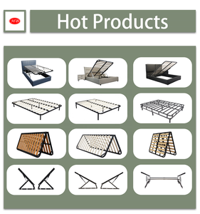Mobilier de maison <span class=keywords><strong>à</strong></span> la pointe de la technologie Cadre de lit surélevé Cadre de lit en métal amovible en métal robuste avec espace de rangement - Product Image 5