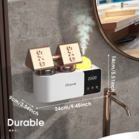Stérilisateur mural intelligent électrique UV pour brosses à dents, sans perçage, séchage à l'air, usage domestique avec diffuseur d'arômes, vente en gros OEM