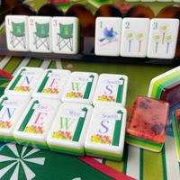 Collection de Mahjong de luxe américaine, 160 tuiles, idéale pour les casinos ou les divertissements pour adultes