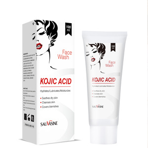 Limpiador facial al por mayor de fábrica, limpiador profundo antiacné con control de grasa y ácido kójico - Product Image 1