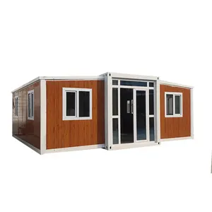 Casa contenedor modular expandible de 20 pies con dos dormitorios de alta calidad con baño a la venta