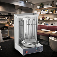 Machine à kebab électrique Shawarma en acier inoxydable Rôtissoire pour restaurant commercial Restauration orientale Outil de cuisine