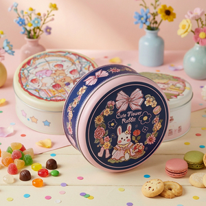 Custom Metal Tinplate Storage <strong>Christmas</strong> <strong>Tin</strong> Box <strong>for</strong> Packaging Cake Chocolate Gift Candy <strong>Biscuit</strong> Children's Food Cookie in Style - Product Image 1