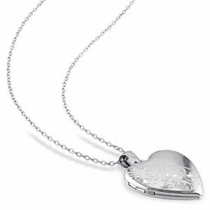 Colgante de plata de ley con forma de corazón y Circonia cúbica, colgante con forma de corazón, para amigos - Product Image 3
