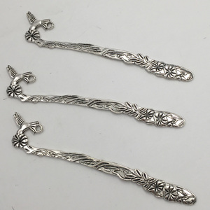 Marcapáginas de pájaro de 120mm, marca de <span class=keywords><strong>Libro</strong></span> <span class=keywords><strong>Tibetano</strong></span>, marcapáginas metálico, artesanía de Metal Zakka, sin níquel y sin plomo - Product Image 4