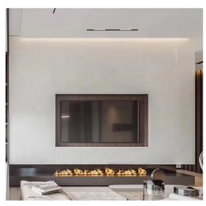 Chimenea Eléctrica Decorativa de Vapor de Agua 3D con Pantalla LED de Llama Multicolor para Montaje <span class=keywords><strong>en</strong></span> <span class=keywords><strong>Pared</strong></span> Interior - Product Image 1