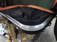 Tente de toit de voiture automatique Super Wild pour 2-3 personnes, en ABS, avec toit rigide, en forme de coquille, imperméable, en toile Oxford, avec fonction d'ouverture rapide