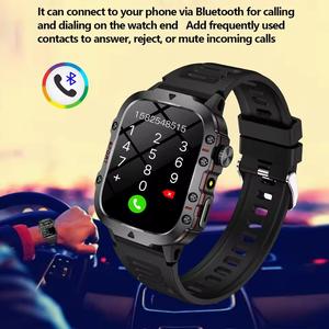 2025 mới không thấm nước relojes cho Iphone Đèn pin Thể Thao Smartwatch giọng nói trợ lý giấc ngủ giám sát sức khỏe Tracker thông minh đồng hồ - Product Image 3
