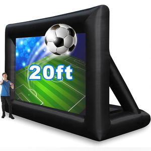 Pantalla de Proyección Inflable Impermeable de PVC de 0.4mm, 20 Pies, Marca Lingbiao, Tamaño Personalizado, para Eventos al Aire Libre, Fácil de Instalar, Gran Venta - Product Image 6