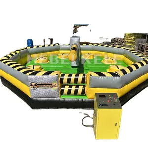 High quality Inflatable Obstacle Challenge Product Meltdown Rotating Game Machine