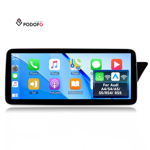 Podofo per <span class=keywords><strong>Audi</strong></span> <span class=keywords><strong>A4</strong></span>/S4/A5/S5/RS4/RS5 12.3'' 4+128G Autoradio Android con CarPlay Wireless e Android Auto WIFI BT SWC GPS OEM - Product Image 1