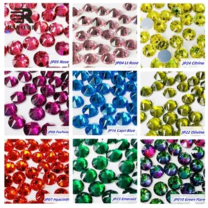Venta al por mayor 120Color Fondo Dorado 16 Cortes 2088 Diamantes de imitación para Tumbler Nail Art No Hot Fix Rhinestones