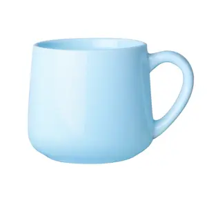 Consumer Customized Macron Color Ceramic Mug Milk Coffee Tea Water Mug Cups
