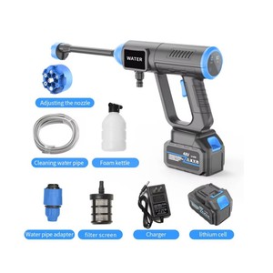 OEM 96VH Lithium Battery High Pressure Car Washer Gun Cordless Electric Cleaning Machine Washer Spray Gun Brushless Led Screen - Product Image 1