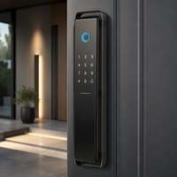 Boîtier de cadre en aluminium extrudé 6063 personnalisé pour serrure de porte intelligente à empreinte digitale, coque OEM