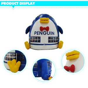Oferta Especial: Casa <span class=keywords><strong>de</strong></span> Brinco Inflable <span class=keywords><strong>de</strong></span> PVC Resistente con Diseño <span class=keywords><strong>de</strong></span> <span class=keywords><strong>Pingüino</strong></span> Azul, Castillo Hinchable para Niños al <span class=keywords><strong>Aire</strong></span> Libre - Product Image 2
