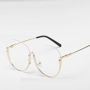 <span class=keywords><strong>Gafas</strong></span> <span class=keywords><strong>sin</strong></span> montura, media montura, microscopio de luz plana, montura grande, <span class=keywords><strong>gafas</strong></span> de sol para hombre y <span class=keywords><strong>mujer</strong></span> - Product Image 3