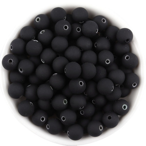 ลูกปัดหลวมทำเครื่องประดับยางสีเคลือบอะคริลิคทำด้วยมือ - Product Image 5