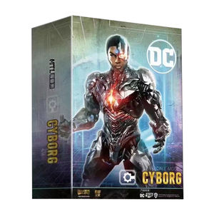 Figura de Acción de <span class=keywords><strong>Cyborg</strong></span> de la Serie <span class=keywords><strong>DC</strong></span> - Figura de Acción Original y Auténtica a Escala 1/9, 19.5cm/7.6in, con Muchos Accesorios, Juguete Coleccionable - Product Image 3
