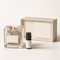 Diffuseur de parfum en pierre de cristal sans flamme avec huile de 5 ml