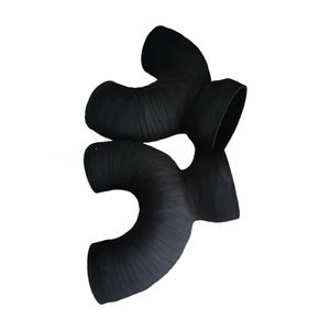 Conexión de manguera de goma EPDM de codo de forma especial contra el moldeado de envoltura de mano de refuerzo multicapa de alta presión - Product Image 2