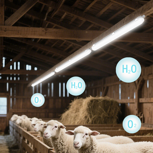 Éclairage pour élevage d'animaux Lampe à trois preuves à DEL 5FT 60W Lampe à ions négatifs utilisée pour les fermes porcines Fermes d'élevage de poulets Fermes d'élevage de bovins - Product Image 4