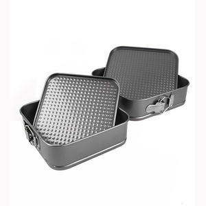 Moldes para hornear de Metal ecológicos de acero al carbono negro con logotipo personalizado de alta calidad - Product Image 1